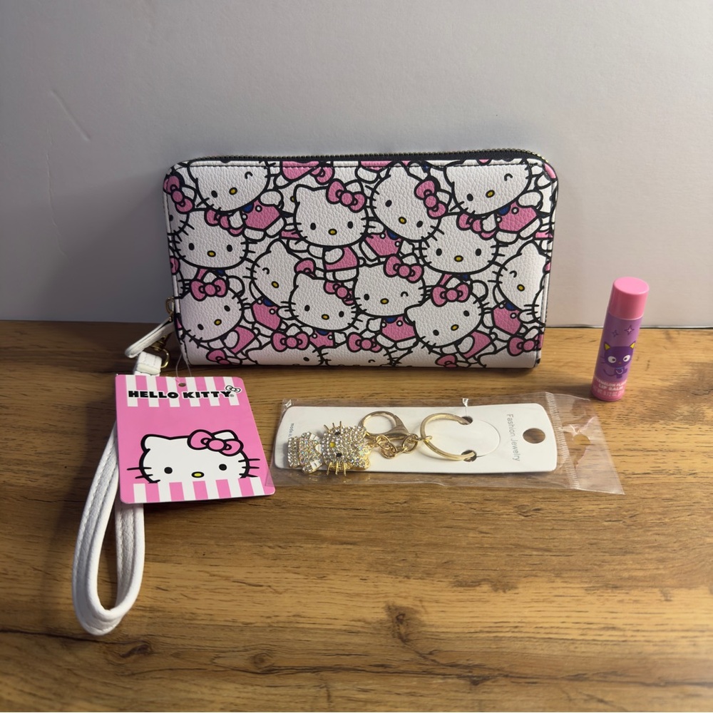 Hello Kitty Bundle, Wallet/Wristlet, Keychain and… - image 1